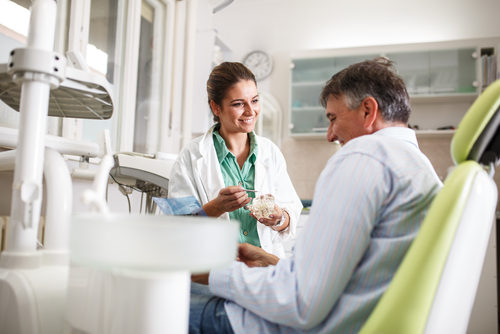 Man in Dentists Chair